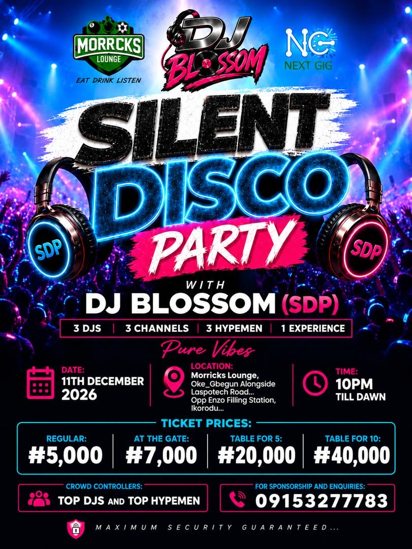 SILENT DISCO PARTY WITH DJ BLOSSOM